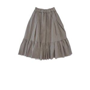 TAMBERE - LONG SKIRT - 70%COTTON - TAN